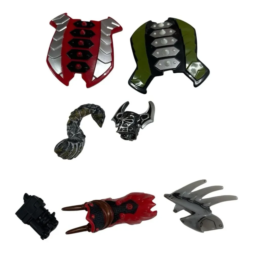 Mega Bloks Lot Of 7 Dragons/Mag Warriors + Extras Plasma Krystal Metal